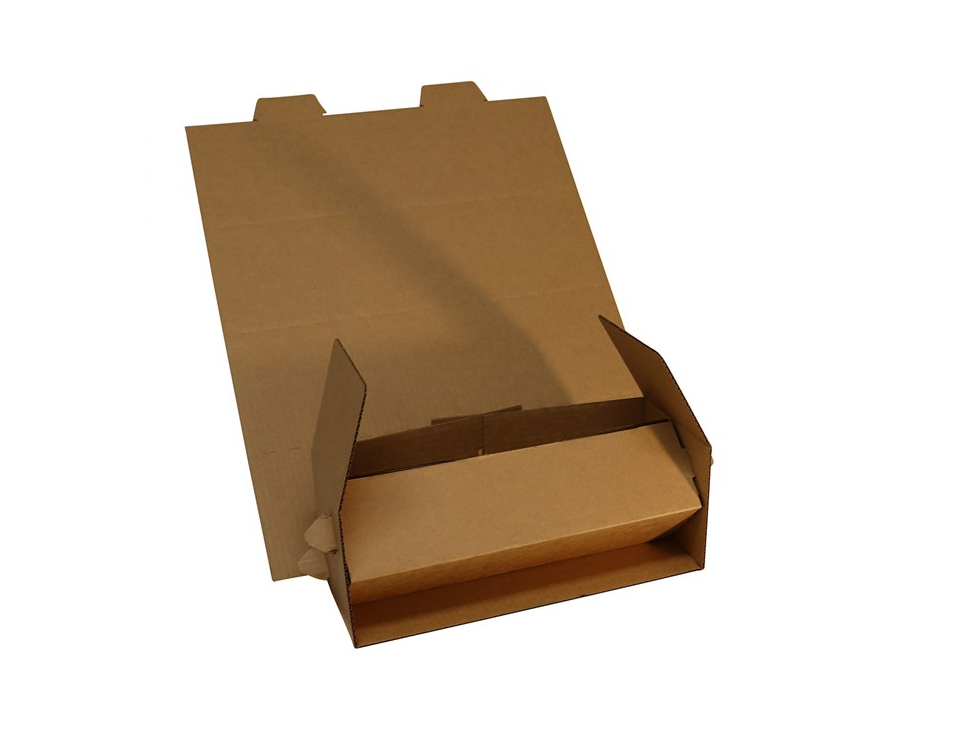 Single Bottle Mailer New and Improved from Kebet Packaging in recyclable cardboard