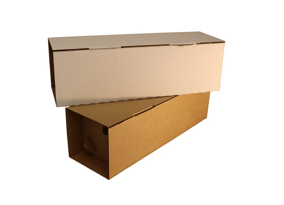 Single Bottle Mailer New and Improved from Kebet Packaging in recyclable cardboard