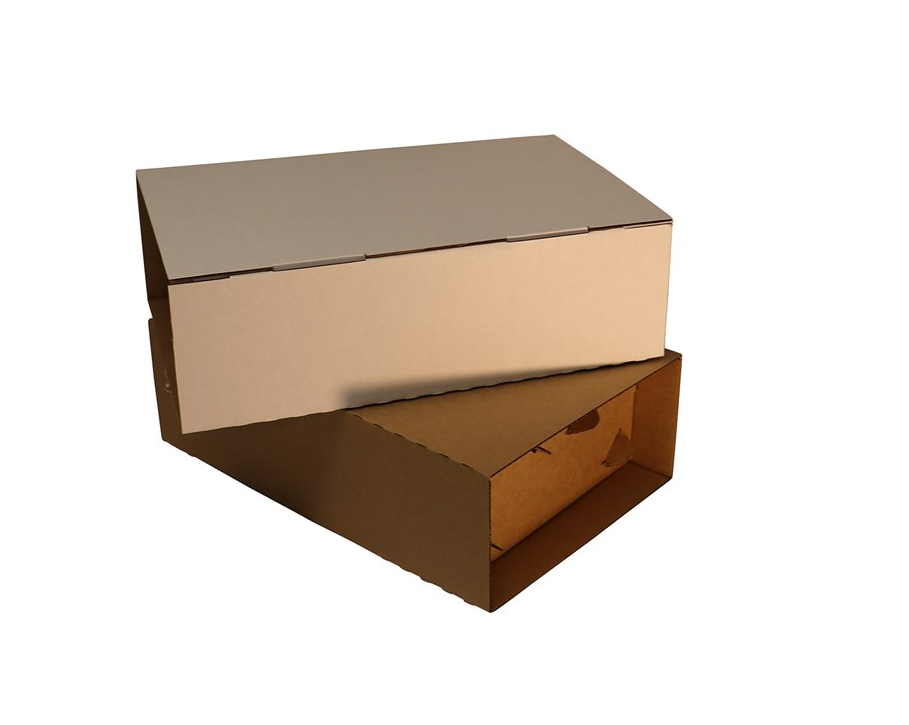 Double Bottle Mailer New and Improved from Kebet Packaging in recyclable cardboard
