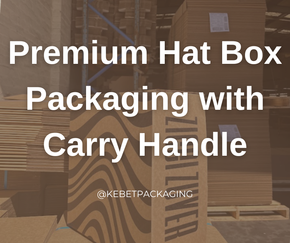 Premium Hat Box Packaging with Carry Handle — Designed for Style, Strength & Convenience