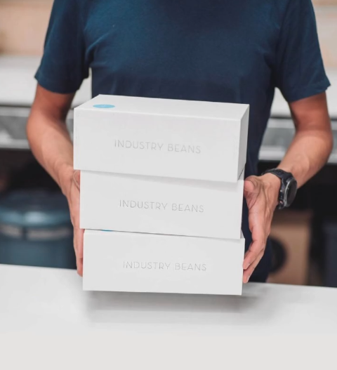 @industrybeans are one of our favourite customers and continuously raise the bar in sleek design and extraordinary packaging experiences