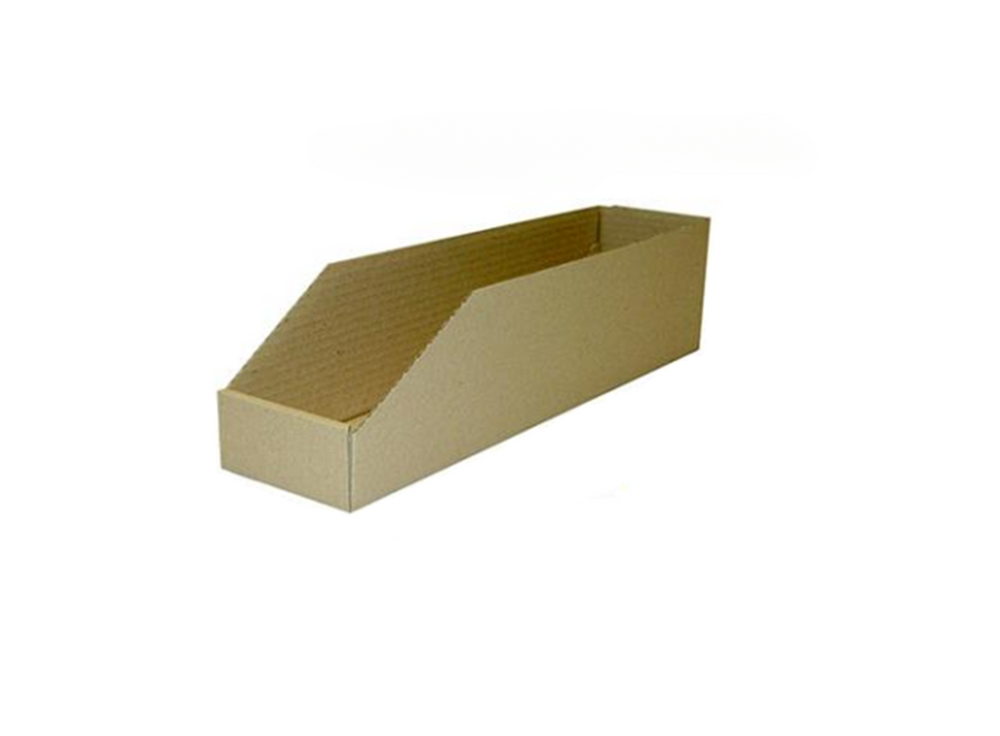 Wide Shelf Pick Box Single SKU 10cm Wide from Kebet Packaging in recyclable cardboard