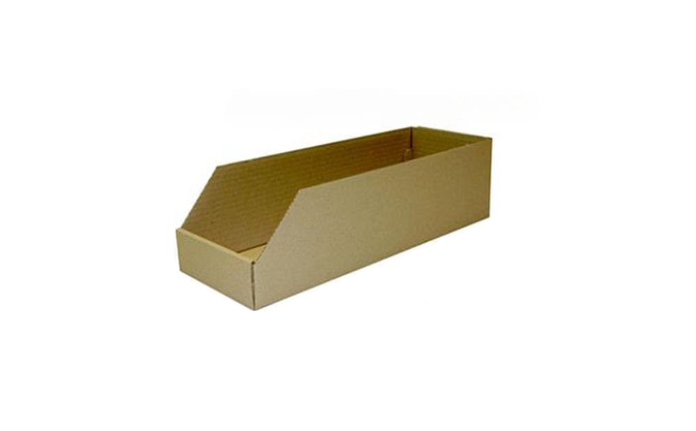 Wide Shelf Pick Box Single SKU 12.5cm Deep from Kebet Packaging in recyclable cardboard
