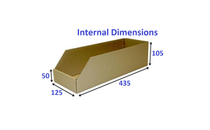 
                  
                    Wide Shelf Pick Box Single SKU 12.5cm Deep from Kebet Packaging in recyclable cardboard
                  
                
