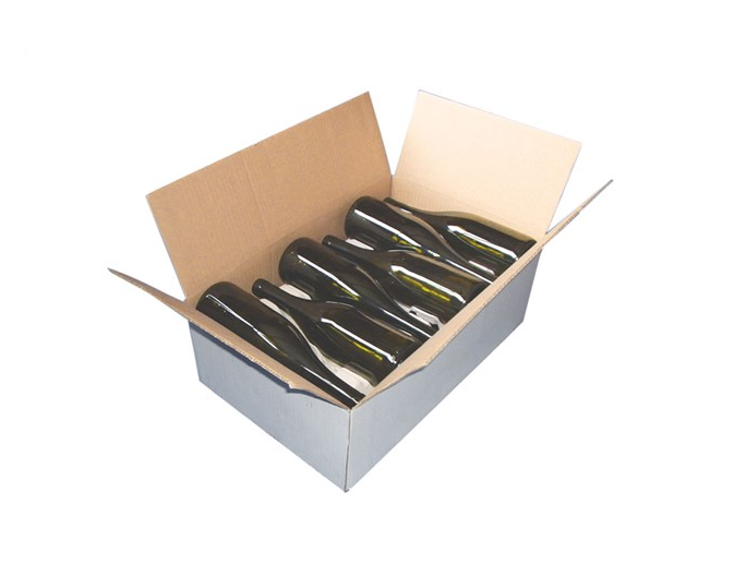 12 Bottle Wine Box 6X 2 Inserts sold separate from Kebet Packaging in recyclable cardboard