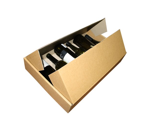Elegant 6 bottle lie down 6X1 Insert sold separately from Kebet Packaging in recyclable cardboard