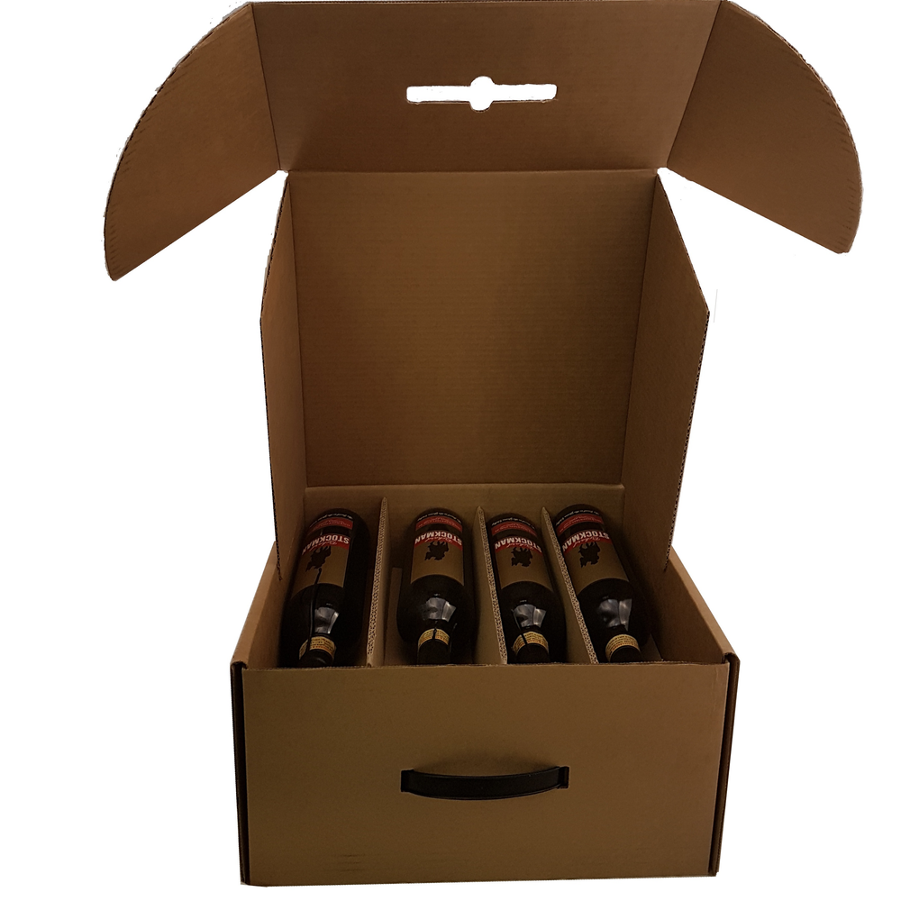 8 bottle cellar door from Kebet Packaging in recyclable cardboard