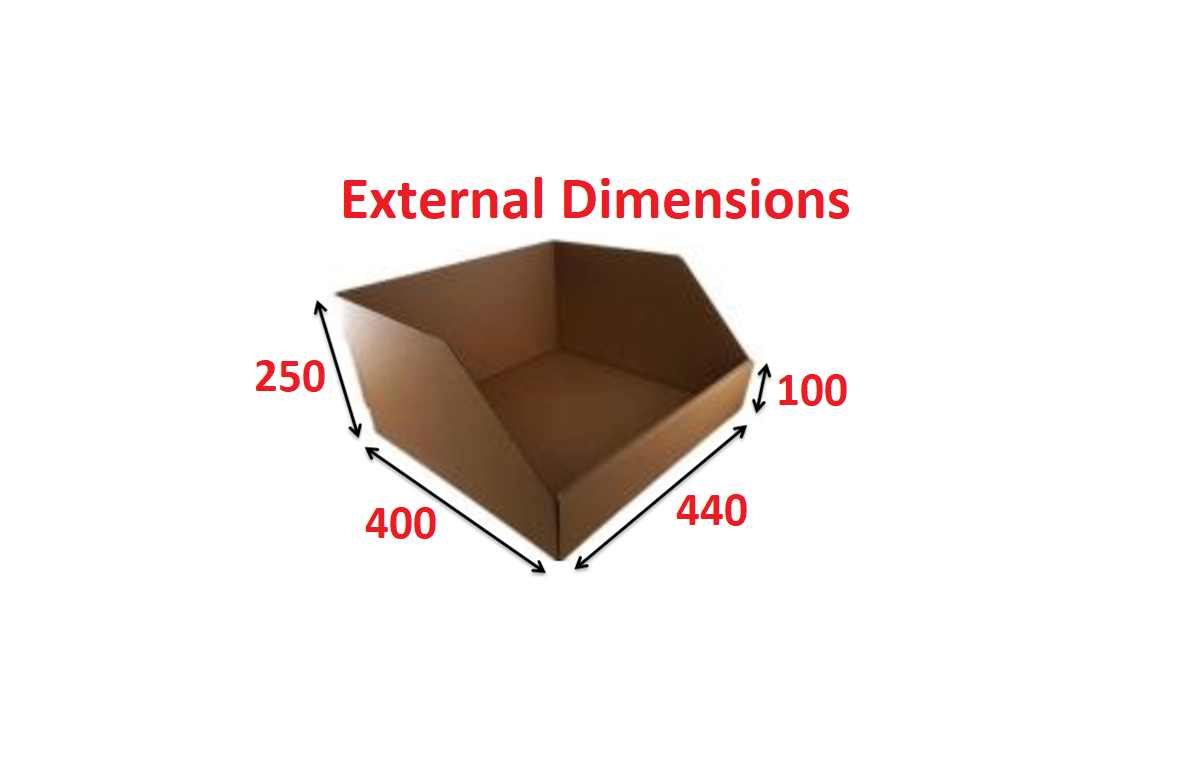 
                  
                    Wide Shelf Pick Box Single SKU 43.5cm Deep from Kebet Packaging in recyclable cardboard
                  
                