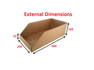 
                  
                    Over Standard Shelf Pick Box Single SKU 22cm Deep from Kebet Packaging in recyclable cardboard
                  
                
