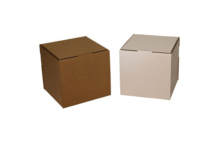 Small square Mailing Box from Kebet Packaging in recyclable cardboard