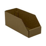 Standard Shelf Pick Box Single SKU 25cm Deep and 10cm wide from Kebet Packaging in recyclable cardboard