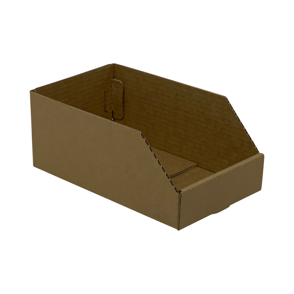Standard Shelf Pick Box Single SKU 25cm Deep and 15cm wide from Kebet Packaging in recyclable cardboard